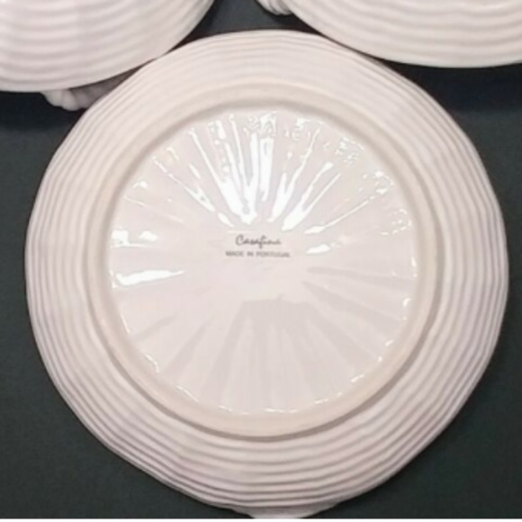 Basket Weave Bowls Plates Handles Vintage - Picture 3 of 3